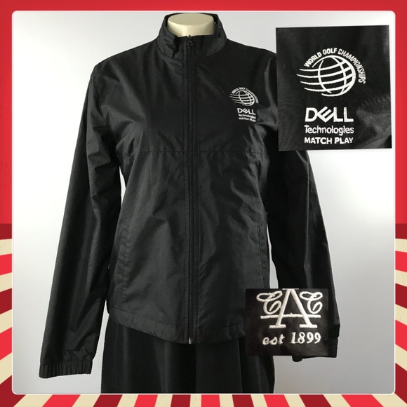 DELL World Golf Championship logo windbreaker jacket full zipper - Picture 1 of 8